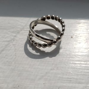 X Negative Space Ring